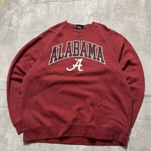 J. America Sportswear Alabama Crimson Tide Red White Sweatshirt XL NCCA College
